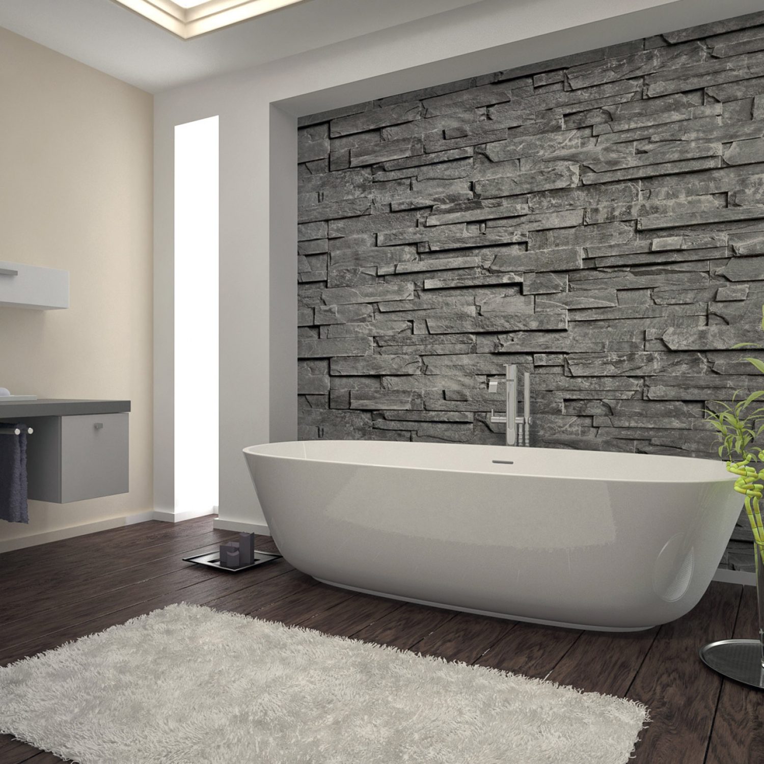 Badgestaltung | Naturstein