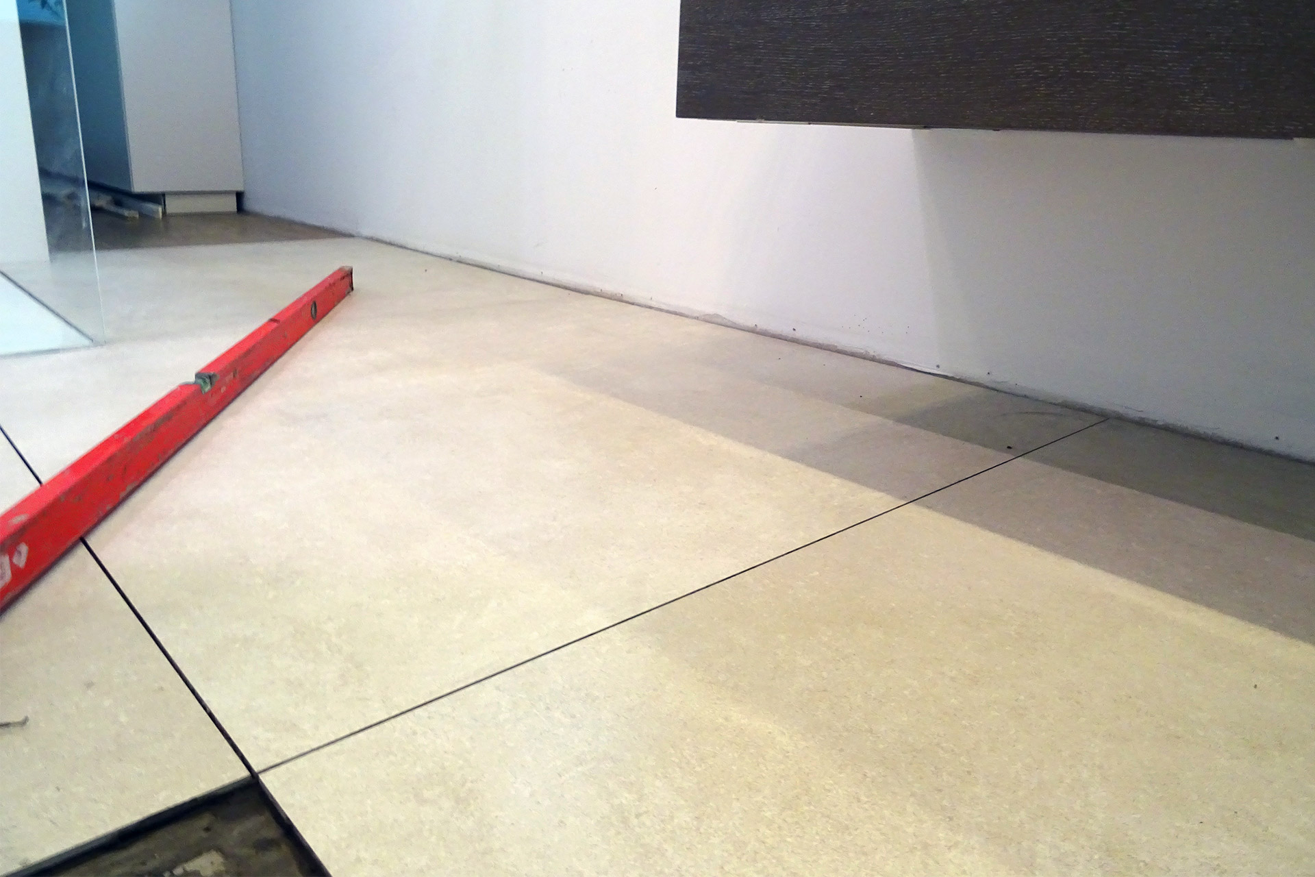 Großformat | beim verlegen